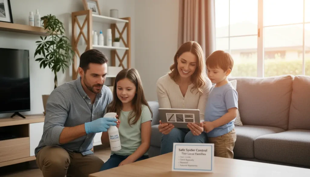 Safe Spider Control Tips For Local Families